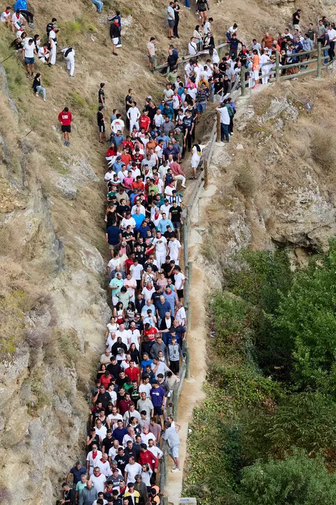 &Uacute;ltimo encierro del Pil&oacute;n de Falces 2026. I&Ntilde;IGO ALZUGARAY