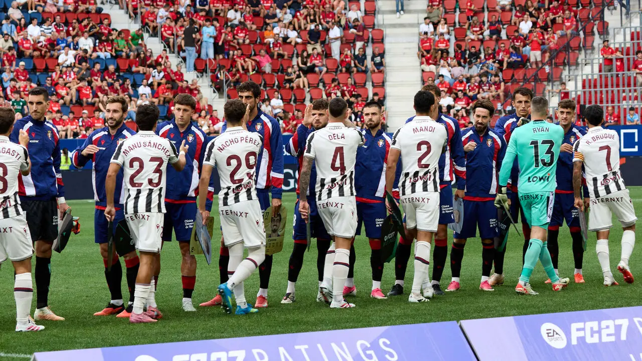 Partido de La Liga EA Sports entre CA Osasuna y Levante UD disputado en el estadio de El Sadar en Pamplona. I&Ntilde;IGO ALZUGARAY