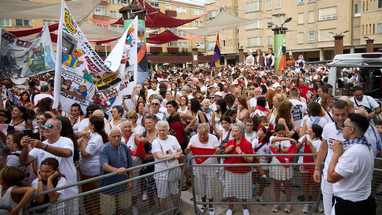Chupinazo de inicio de las Fiestas de Berriozar 2026. NAVARRA.COM