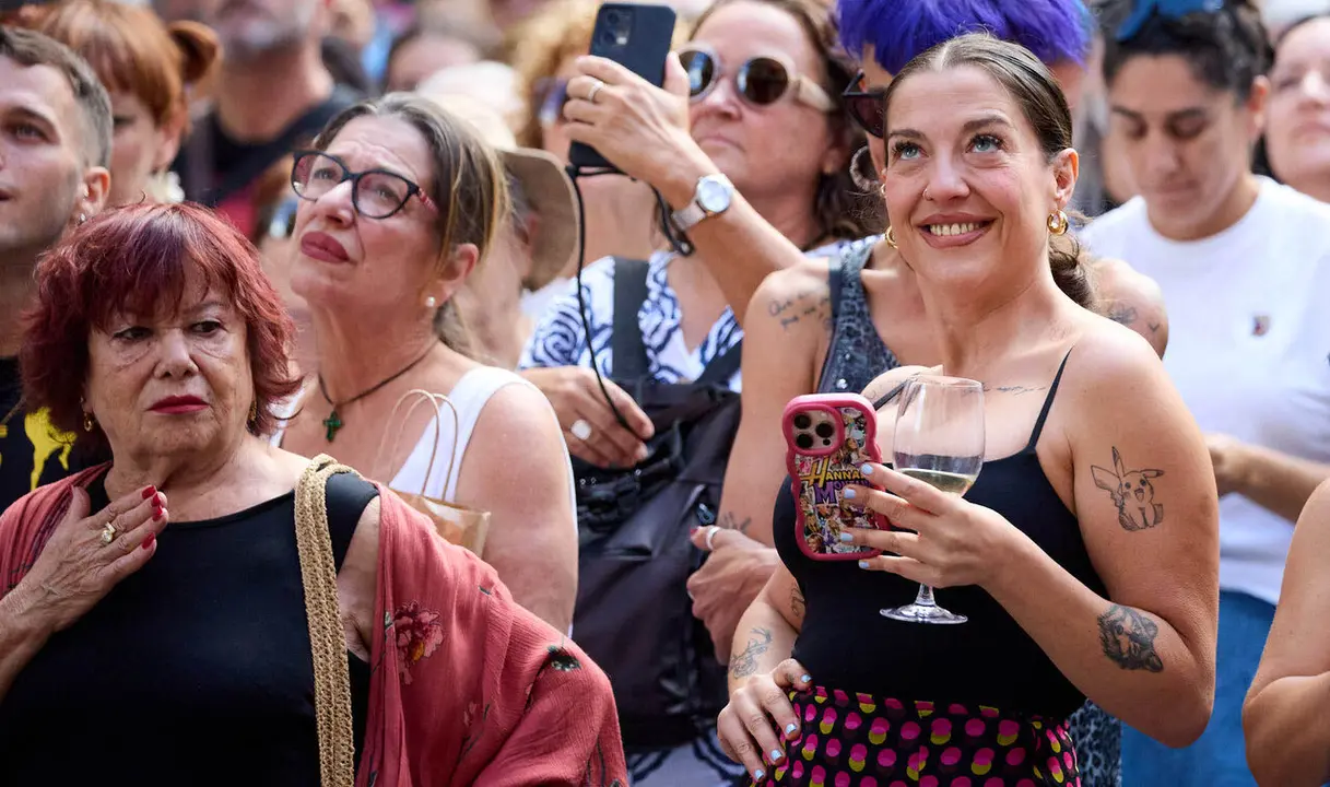 Actuaci&oacute;n de Jos&eacute; Merc&eacute; en el Balc&oacute;n del Ayuntamiento de Pamplona dentro de la XIII edici&oacute;n del Flamenco On Fire. I&Ntilde;IGO ALZUGARAY
