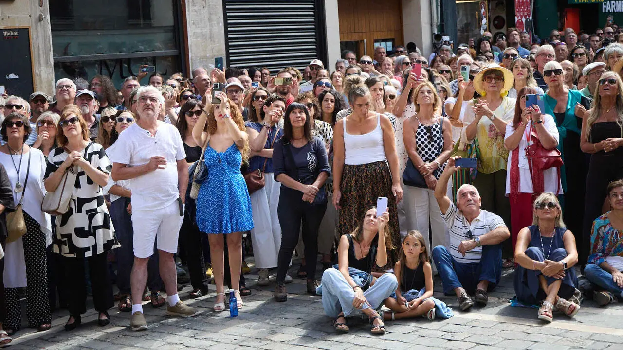 Actuaci&oacute;n de Jos&eacute; Merc&eacute; en el Balc&oacute;n del Ayuntamiento de Pamplona dentro de la XIII edici&oacute;n del Flamenco On Fire. I&Ntilde;IGO ALZUGARAY