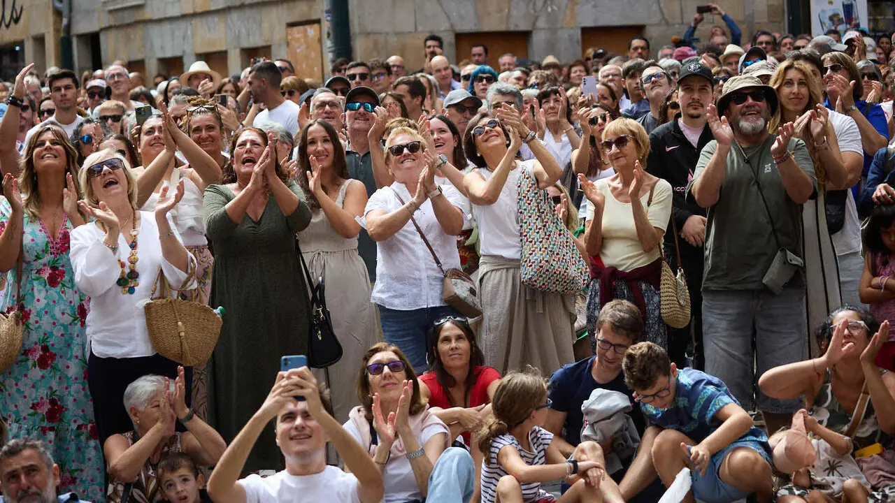 Actuaci&oacute;n de Jos&eacute; Merc&eacute; en el Balc&oacute;n del Ayuntamiento de Pamplona dentro de la XIII edici&oacute;n del Flamenco On Fire. I&Ntilde;IGO ALZUGARAY