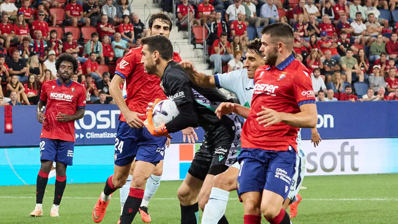 Partido de LaLiga EA Sports entre CA Osasuna y Getafe CF disputado en El Sadar en Pamplona. I&Ntilde;IGO ALZUGARAY