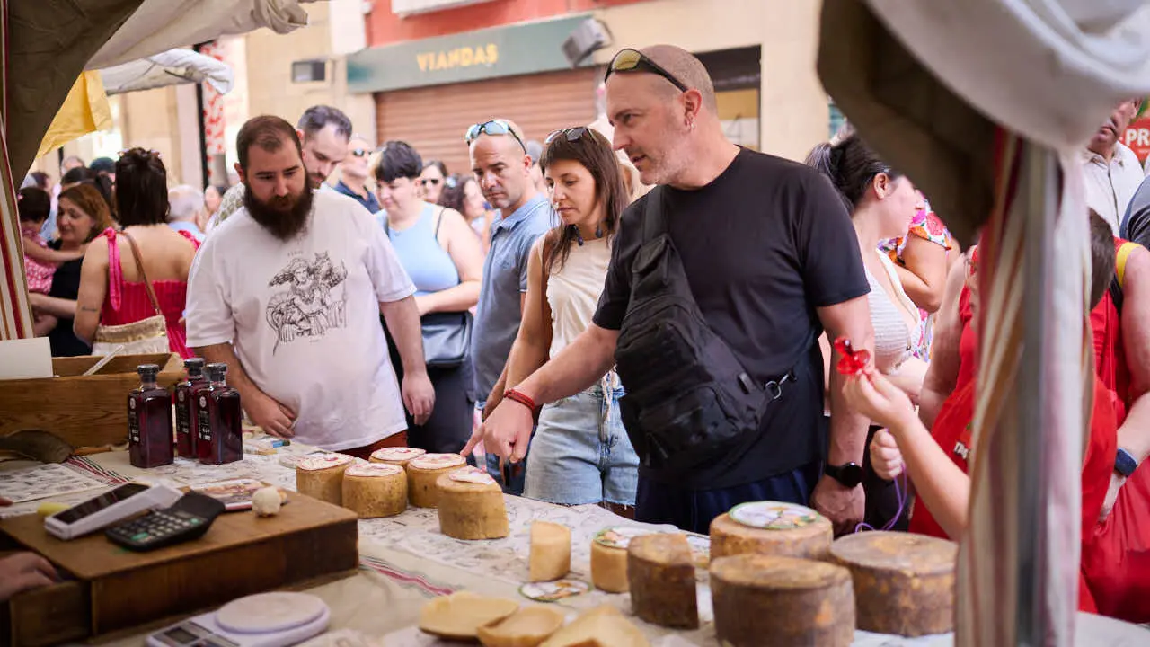 Gran Feria Medieval en las calles del Casco Antiguo de Pamplona. PABLO LASAOSA