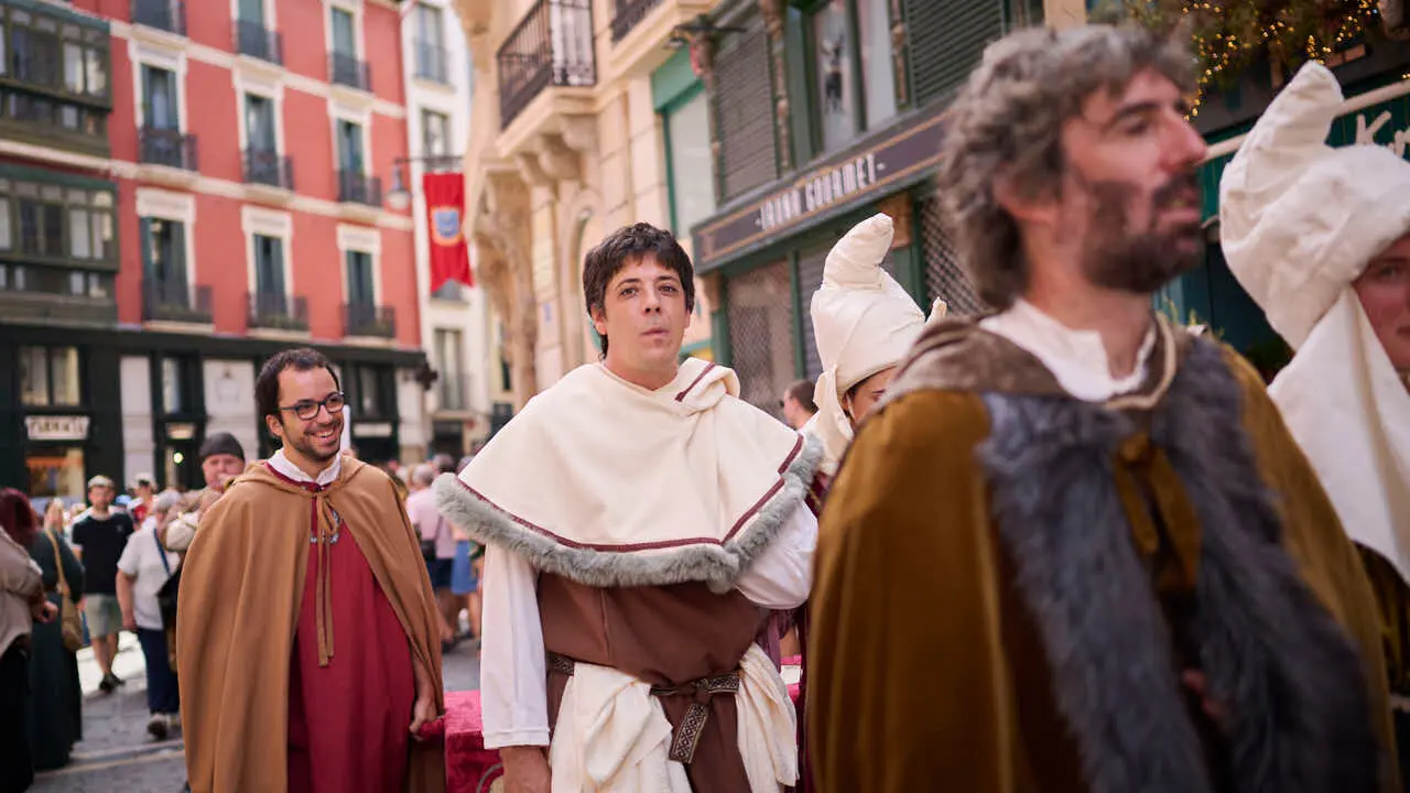 Gran Feria Medieval en las calles del Casco Antiguo de Pamplona. PABLO LASAOSA