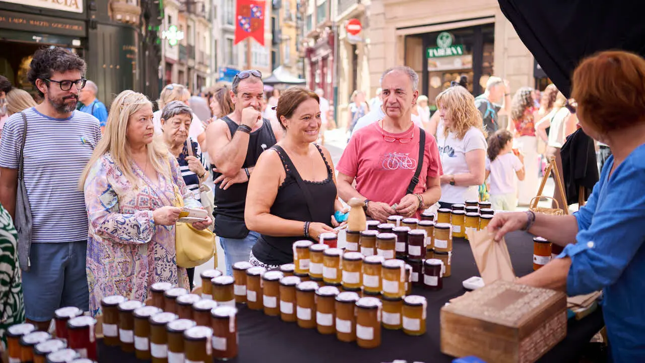 Gran Feria Medieval en las calles del Casco Antiguo de Pamplona. PABLO LASAOSA