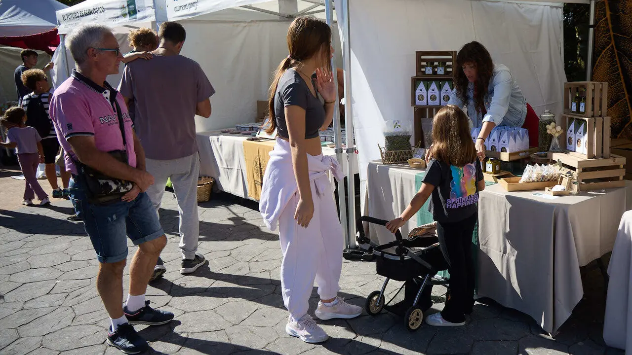 XI edici&oacute;n de la Feria Navarra Ecol&oacute;gica, en el Parque de los Sentidos de No&aacute;in. I&Ntilde;IGO ALZUGARAY