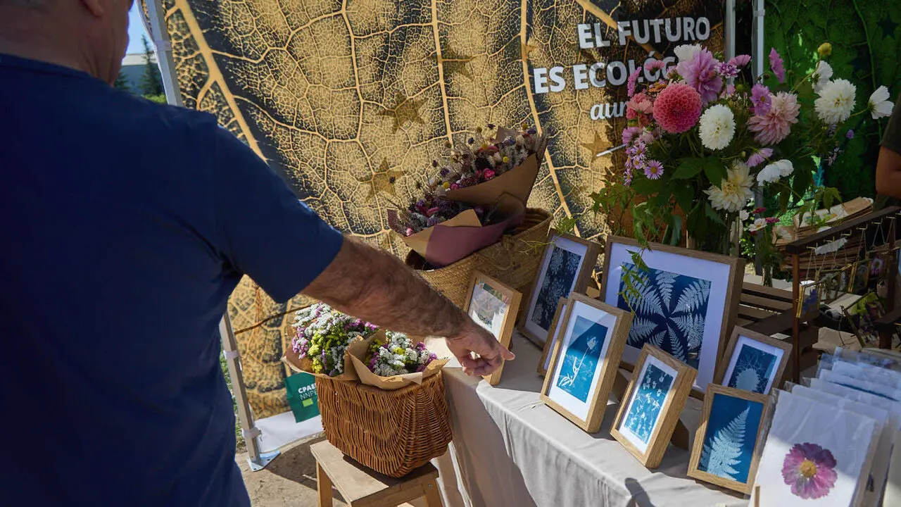 XI edici&oacute;n de la Feria Navarra Ecol&oacute;gica, en el Parque de los Sentidos de No&aacute;in. I&Ntilde;IGO ALZUGARAY