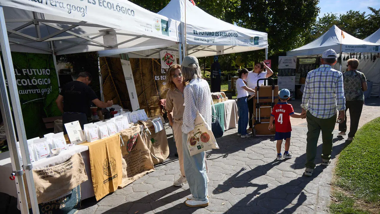 XI edici&oacute;n de la Feria Navarra Ecol&oacute;gica, en el Parque de los Sentidos de No&aacute;in. I&Ntilde;IGO ALZUGARAY