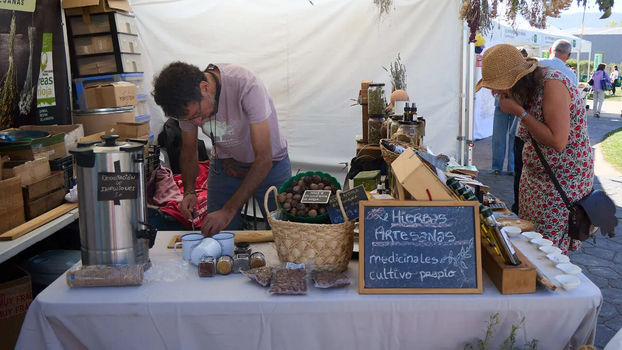 XI edici&oacute;n de la Feria Navarra Ecol&oacute;gica, en el Parque de los Sentidos de No&aacute;in. I&Ntilde;IGO ALZUGARAY