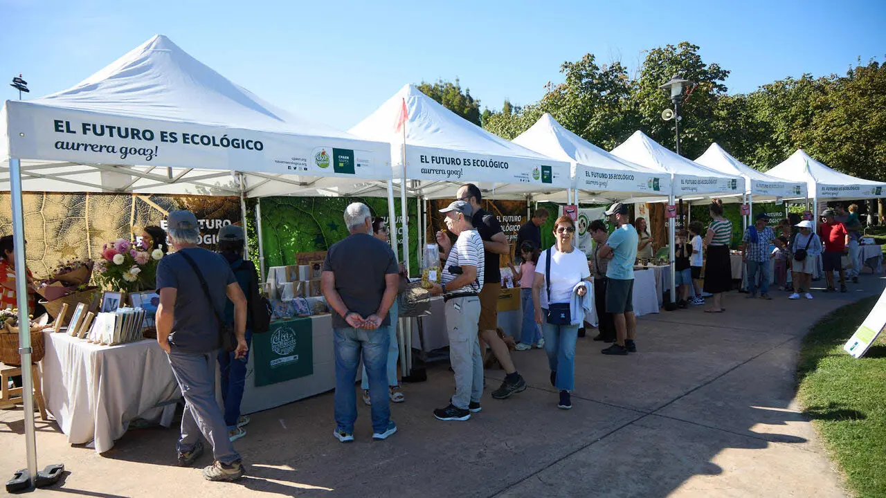 XI edici&oacute;n de la Feria Navarra Ecol&oacute;gica, en el Parque de los Sentidos de No&aacute;in. I&Ntilde;IGO ALZUGARAY