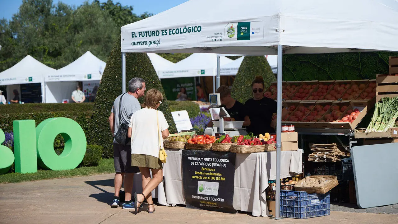 XI edici&oacute;n de la Feria Navarra Ecol&oacute;gica, en el Parque de los Sentidos de No&aacute;in. I&Ntilde;IGO ALZUGARAY