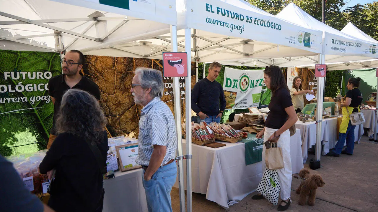 XI edici&oacute;n de la Feria Navarra Ecol&oacute;gica, en el Parque de los Sentidos de No&aacute;in. I&Ntilde;IGO ALZUGARAY