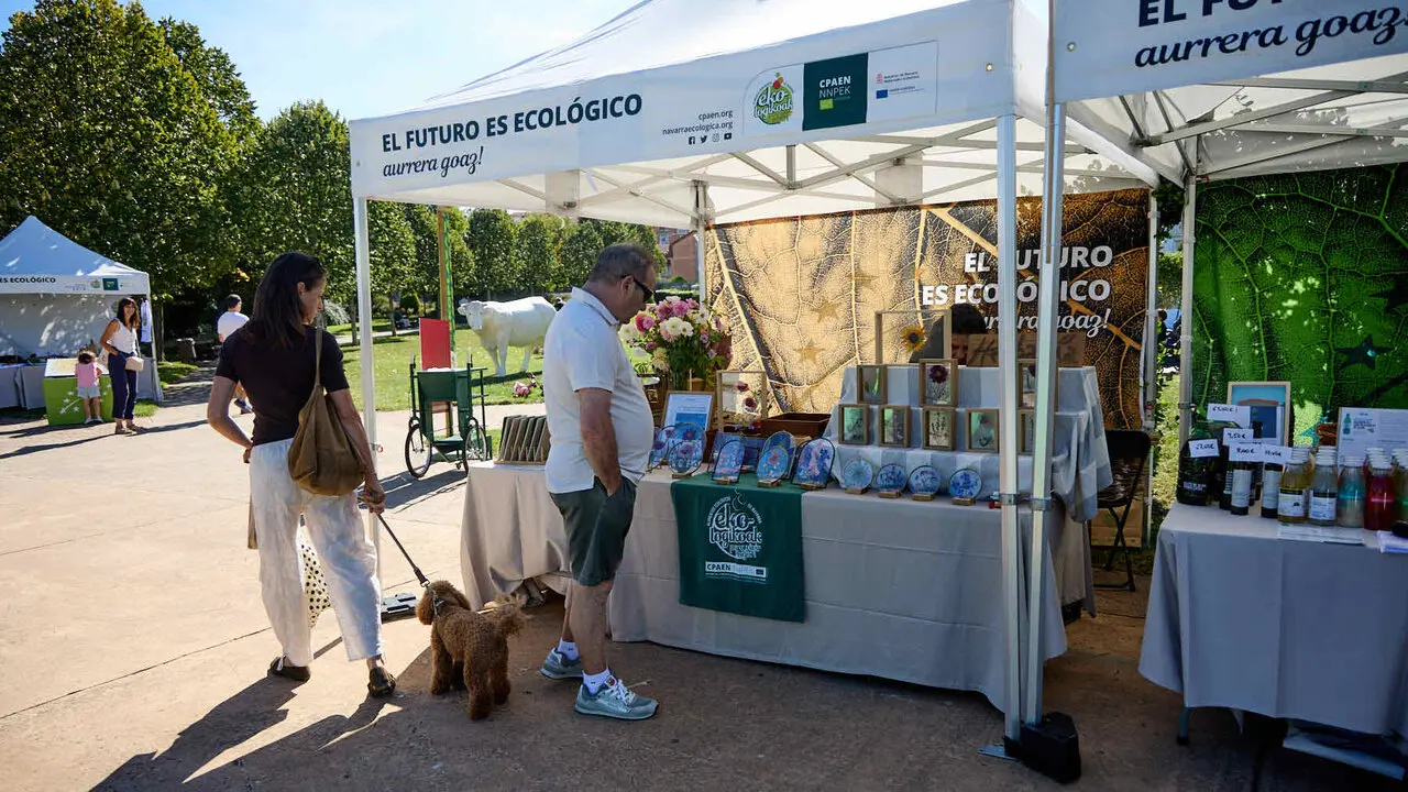 XI edici&oacute;n de la Feria Navarra Ecol&oacute;gica, en el Parque de los Sentidos de No&aacute;in. I&Ntilde;IGO ALZUGARAY