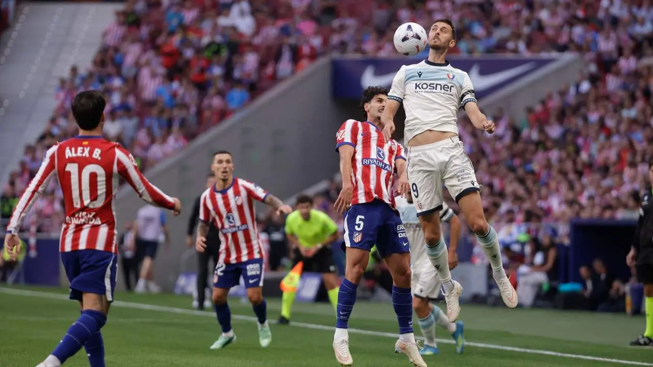 Atl&eacute;tico de Madrid vs. Osasuna. EFE / JUANJO MART&Iacute;N