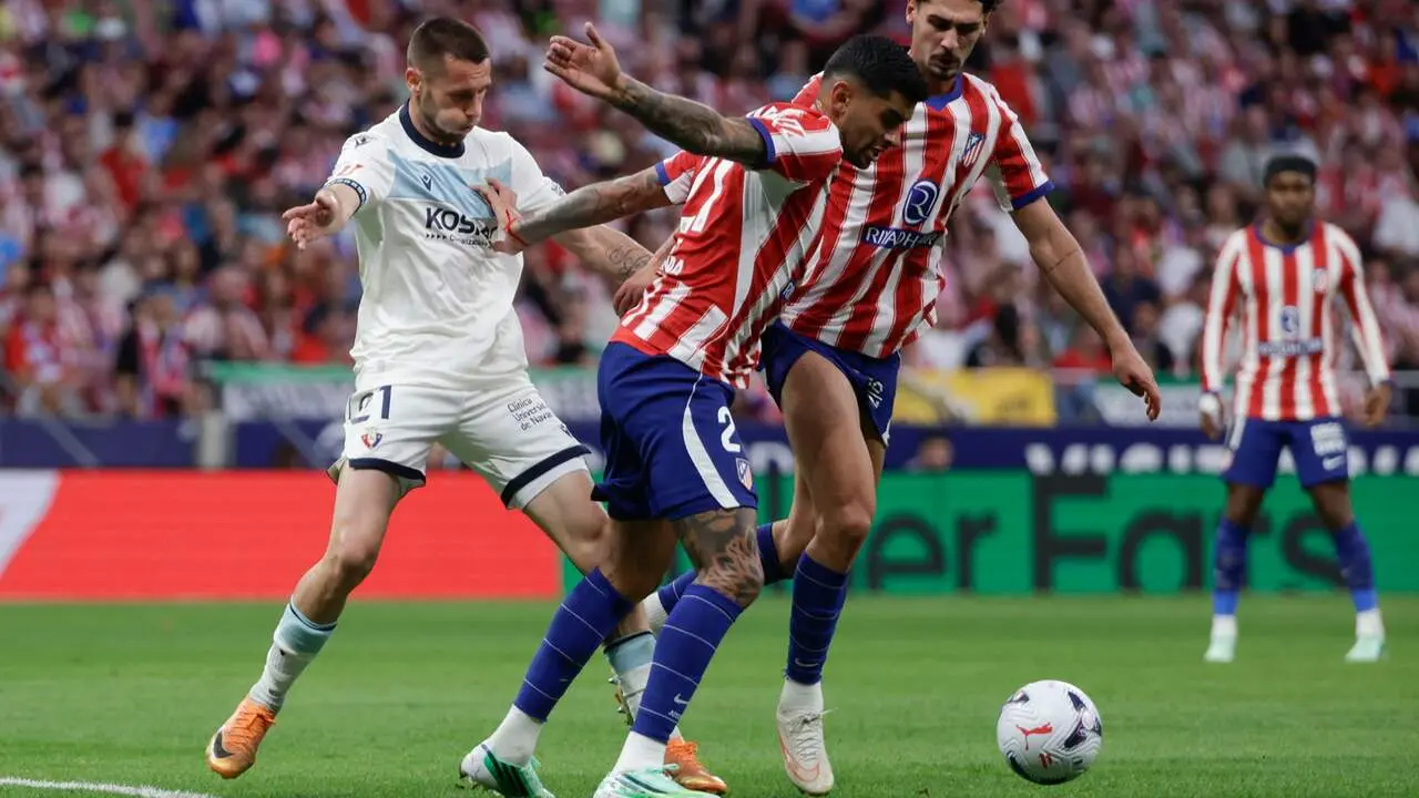 Atl&eacute;tico de Madrid vs. Osasuna. EFE/ Juanjo Mart&iacute;n