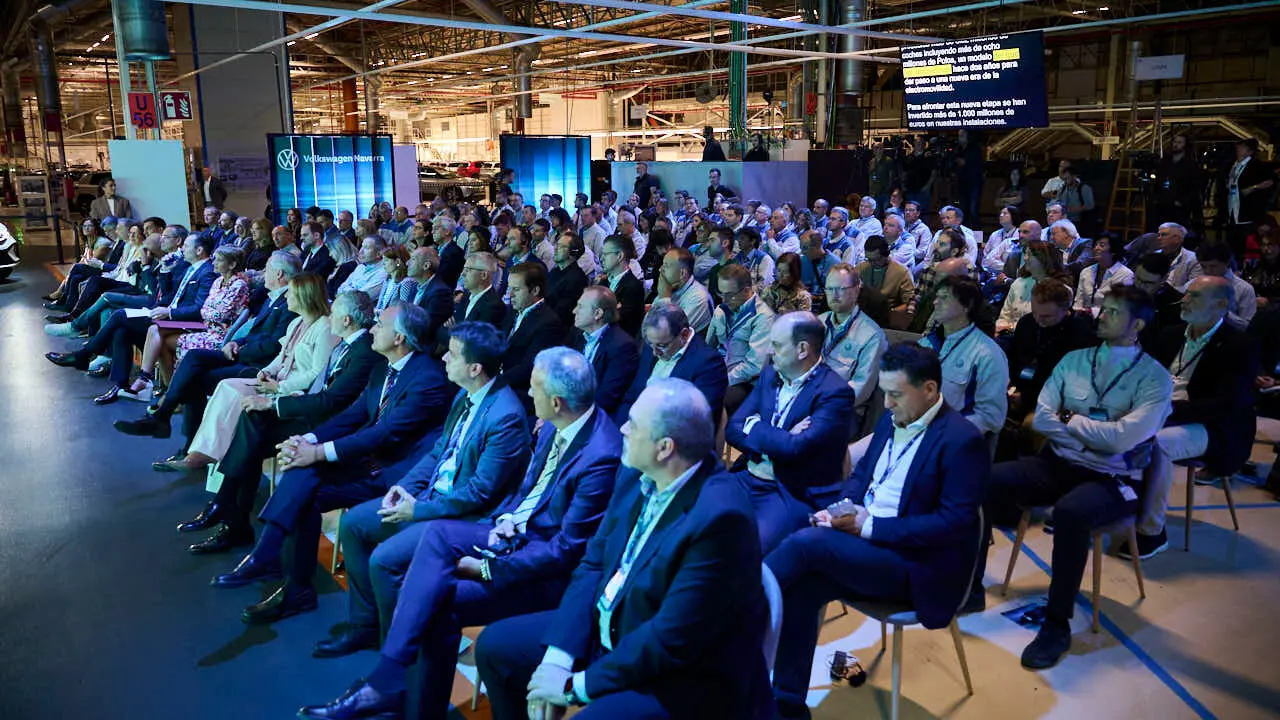Presentaci&oacute;n del inicio de la producci&oacute;n del Volkswagen ID. Cross en la planta de Pamplona. PABLO LASAOSA