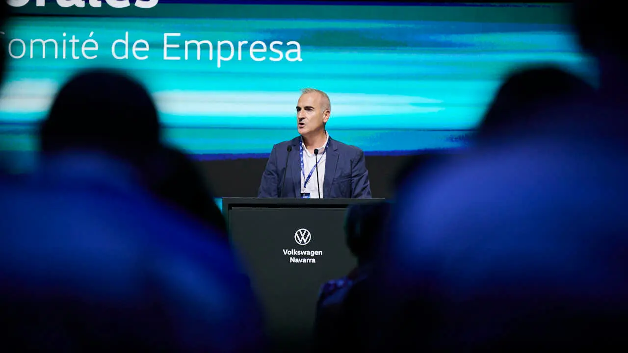 Presentaci&oacute;n del inicio de la producci&oacute;n del Volkswagen ID. Cross en la planta de Pamplona. PABLO LASAOSA