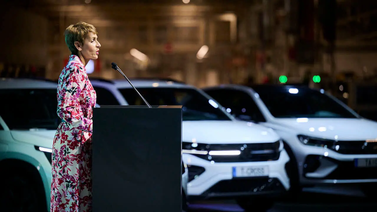 Presentaci&oacute;n del inicio de la producci&oacute;n del Volkswagen ID. Cross en la planta de Pamplona. PABLO LASAOSA