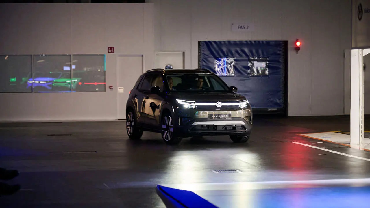 Presentaci&oacute;n del inicio de la producci&oacute;n del Volkswagen ID. Cross en la planta de Pamplona. PABLO LASAOSA