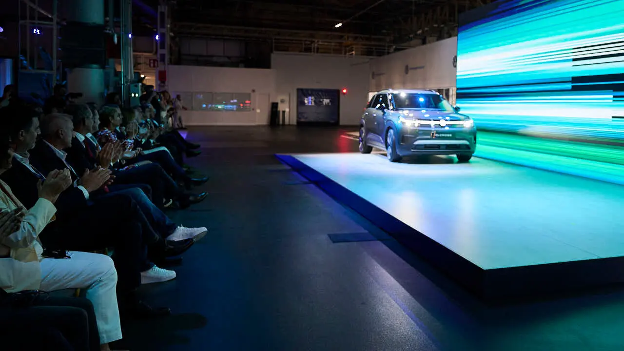 Presentaci&oacute;n del inicio de la producci&oacute;n del Volkswagen ID. Cross en la planta de Pamplona. PABLO LASAOSA