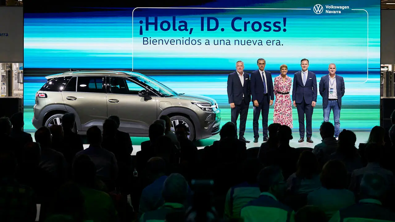 Presentaci&oacute;n del inicio de la producci&oacute;n del Volkswagen ID. Cross en la planta de Pamplona. PABLO LASAOSA