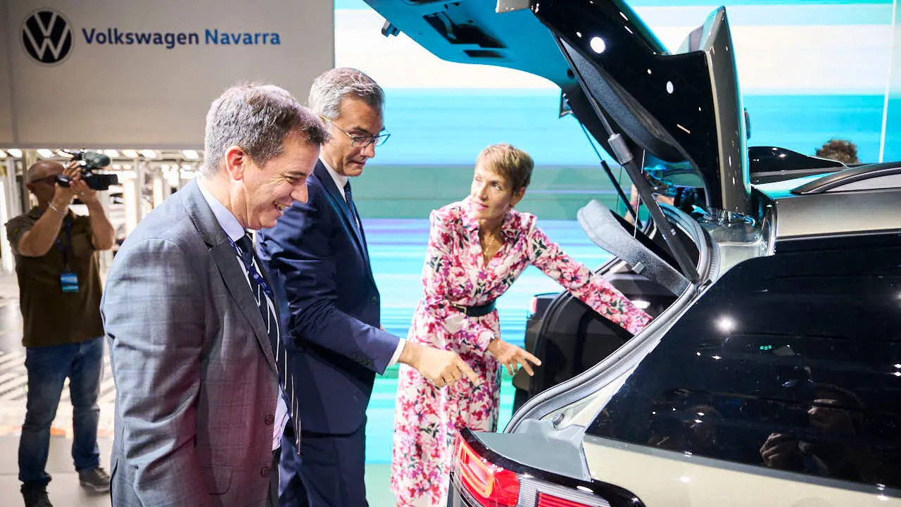 Presentaci&oacute;n del inicio de la producci&oacute;n del Volkswagen ID. Cross en la planta de Pamplona. PABLO LASAOSA