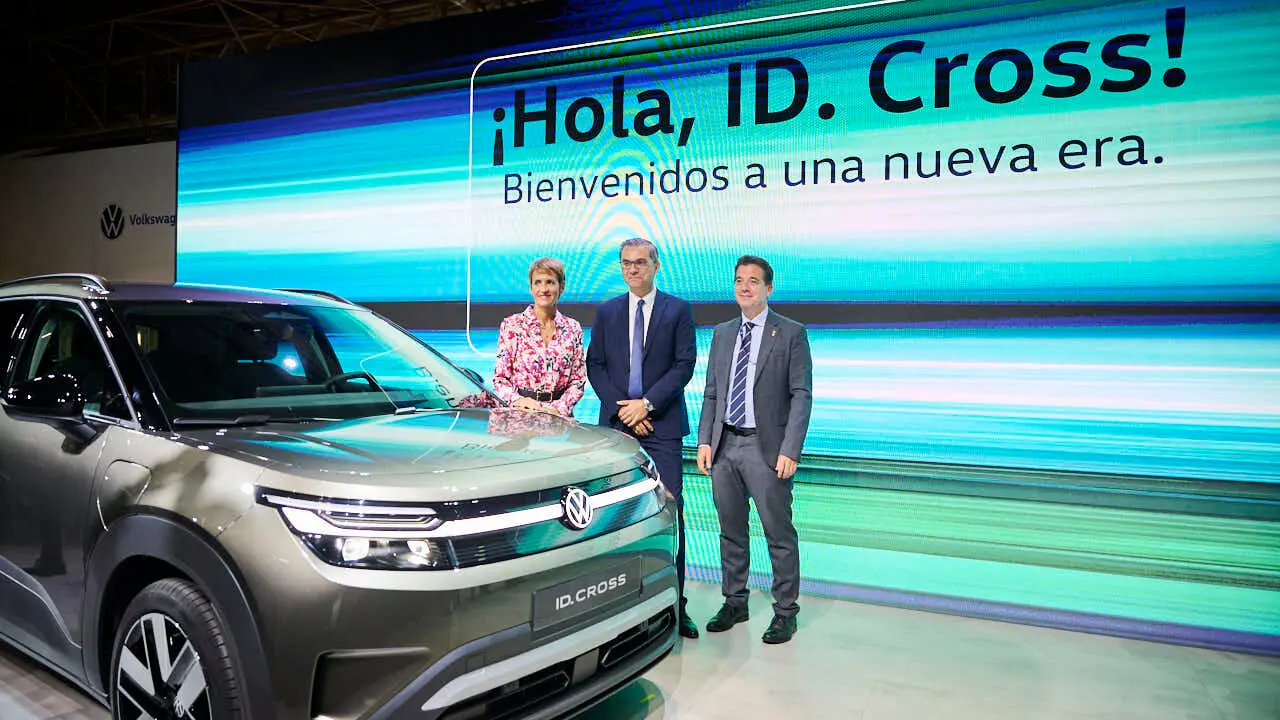 Presentaci&oacute;n del inicio de la producci&oacute;n del Volkswagen ID. Cross en la planta de Pamplona. PABLO LASAOSA