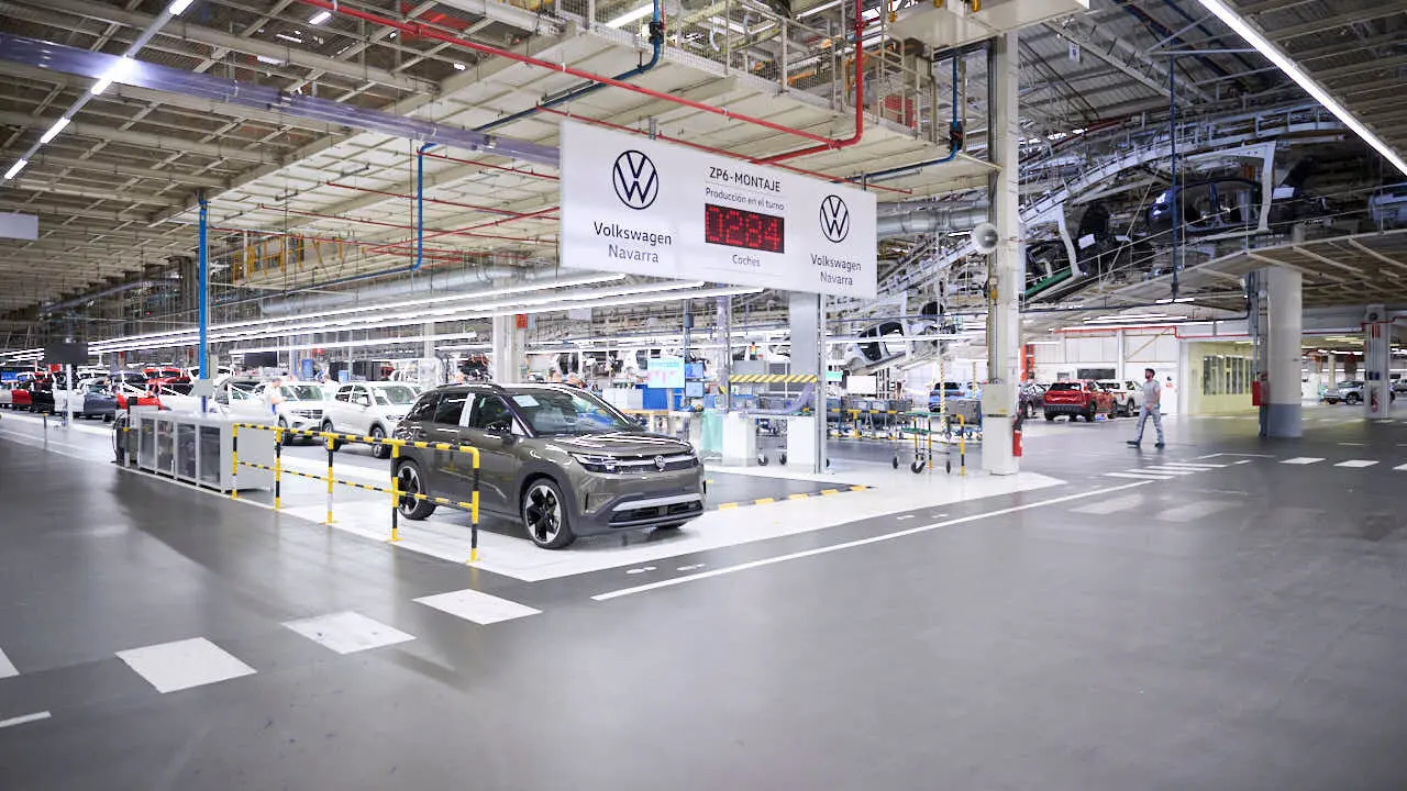 Presentaci&oacute;n del inicio de la producci&oacute;n del Volkswagen ID. Cross en la planta de Pamplona. PABLO LASAOSA