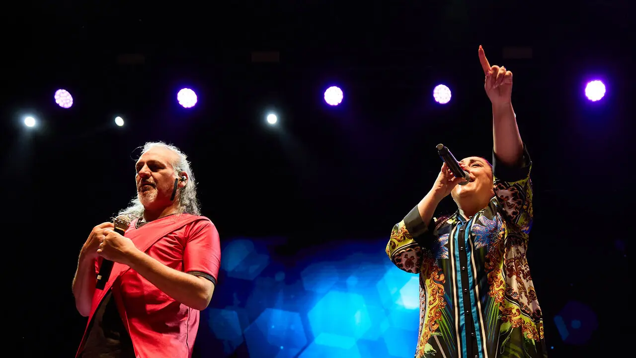 Concierto de Camela en el pabell&oacute;n Navarra Arena de Pamplona dentro de su Tour 2026 Camela + de 30. I&Ntilde;IGO ALZUGARAY