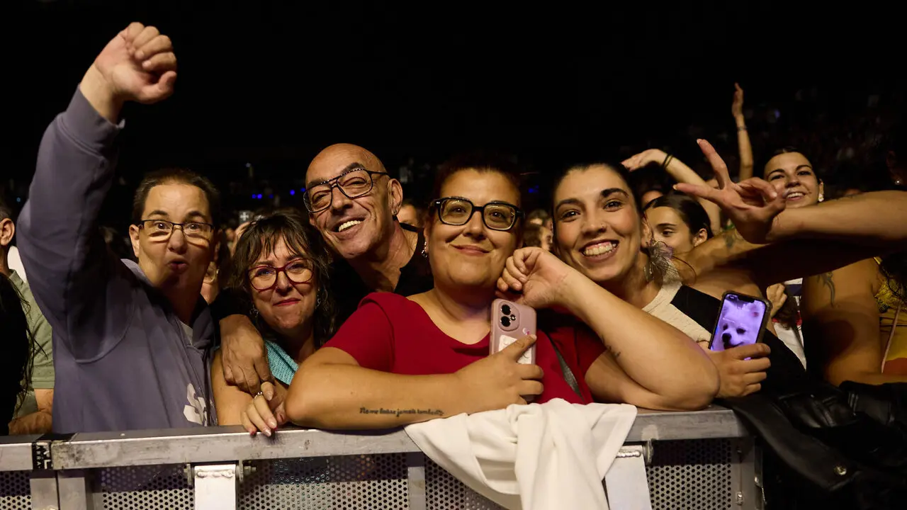 Concierto de Camela en el pabell&oacute;n Navarra Arena de Pamplona dentro de su Tour 2026 Camela + de 30. I&Ntilde;IGO ALZUGARAY