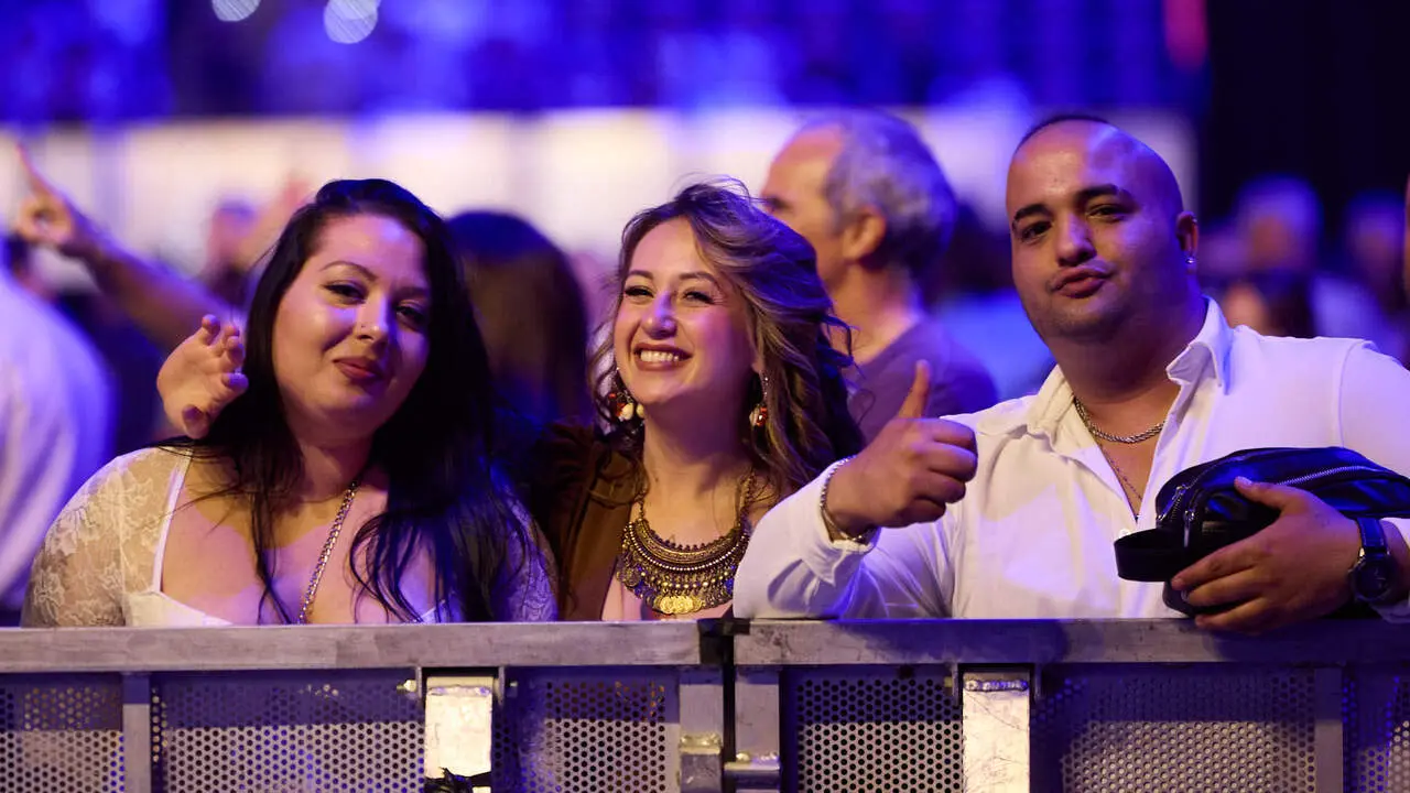 Concierto de Camela en el pabell&oacute;n Navarra Arena de Pamplona dentro de su Tour 2026 Camela + de 30. I&Ntilde;IGO ALZUGARAY