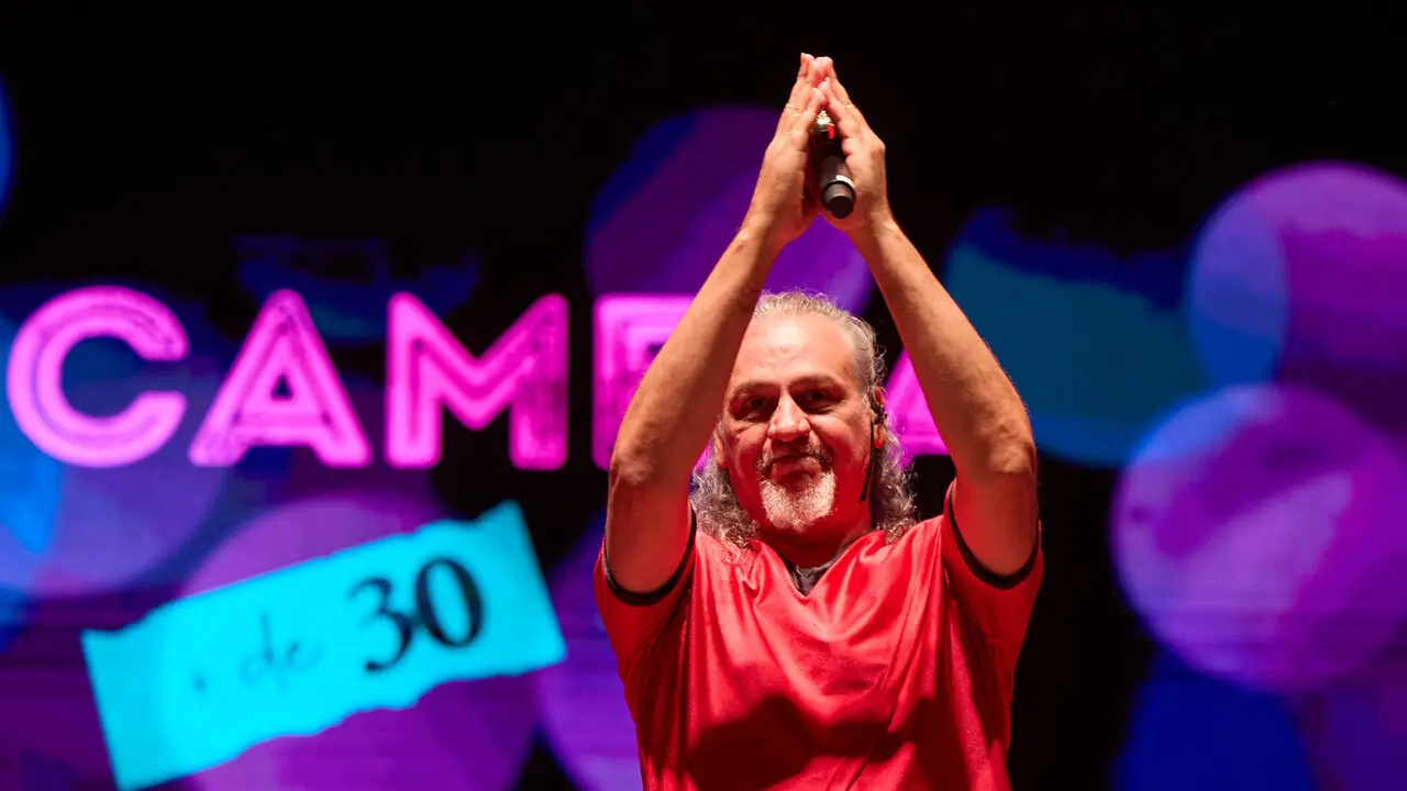 Concierto de Camela en el pabell&oacute;n Navarra Arena de Pamplona dentro de su Tour 2026 Camela + de 30. I&Ntilde;IGO ALZUGARAY
