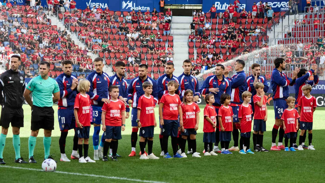 Partido de LaLiga EA Sports entre CA Osasuna y Rayo Vallecano disputado en el estadio de El Sadar en Pamplona. I&Ntilde;IGO ALZUGARAY