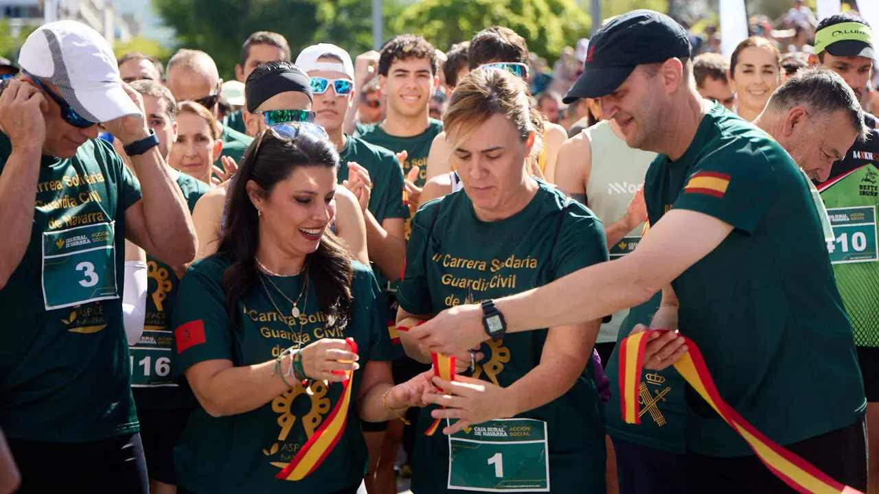 II Carrera Solidaria de la Guardia Civil de Navarra, a beneficio de Aspace, celebrada en Sarriguren. I&Ntilde;IGO ALZUGARAY