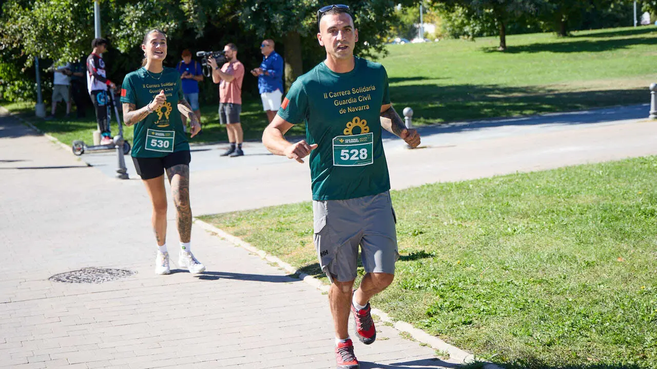 II Carrera Solidaria de la Guardia Civil de Navarra, a beneficio de Aspace, celebrada en Sarriguren. I&Ntilde;IGO ALZUGARAY