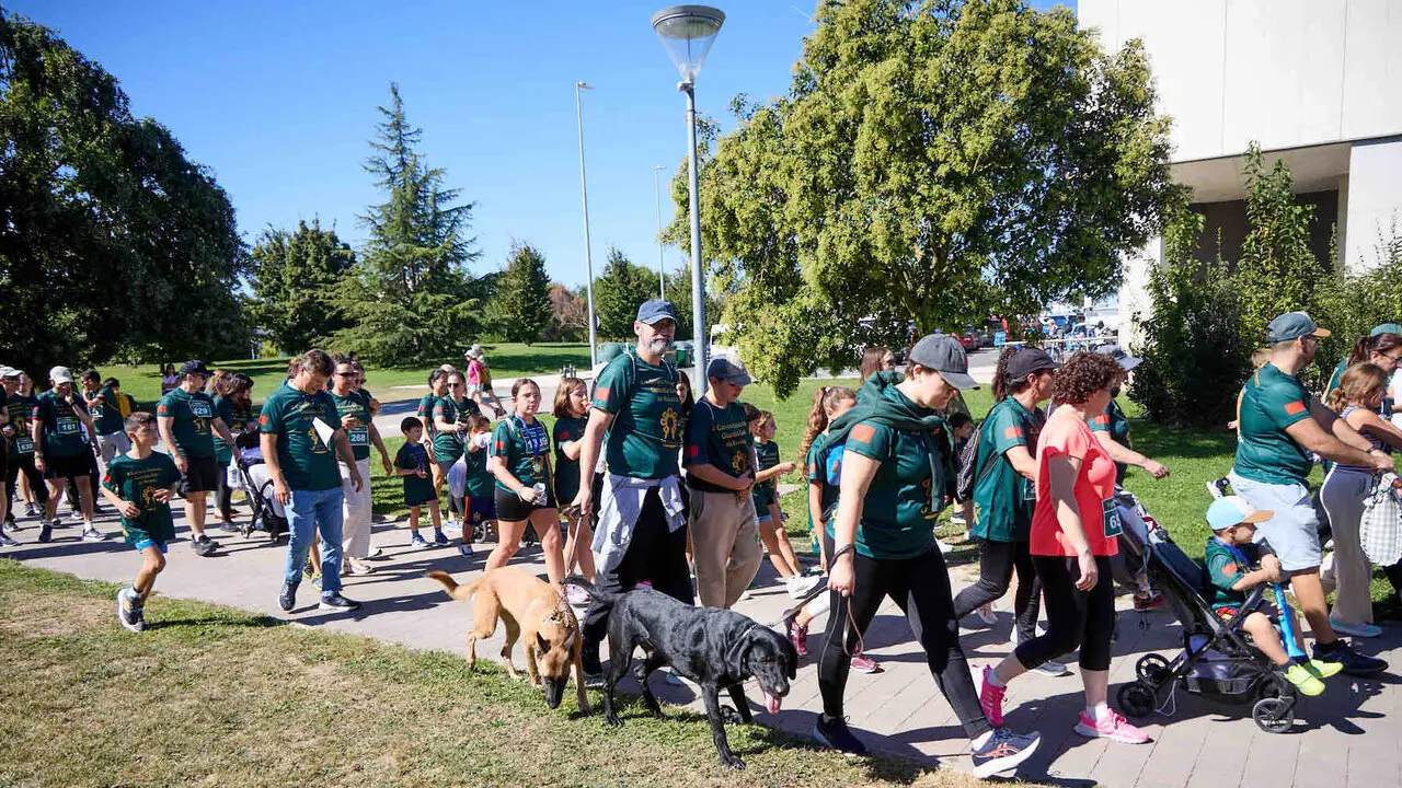 II Carrera Solidaria de la Guardia Civil de Navarra, a beneficio de Aspace, celebrada en Sarriguren. I&Ntilde;IGO ALZUGARAY