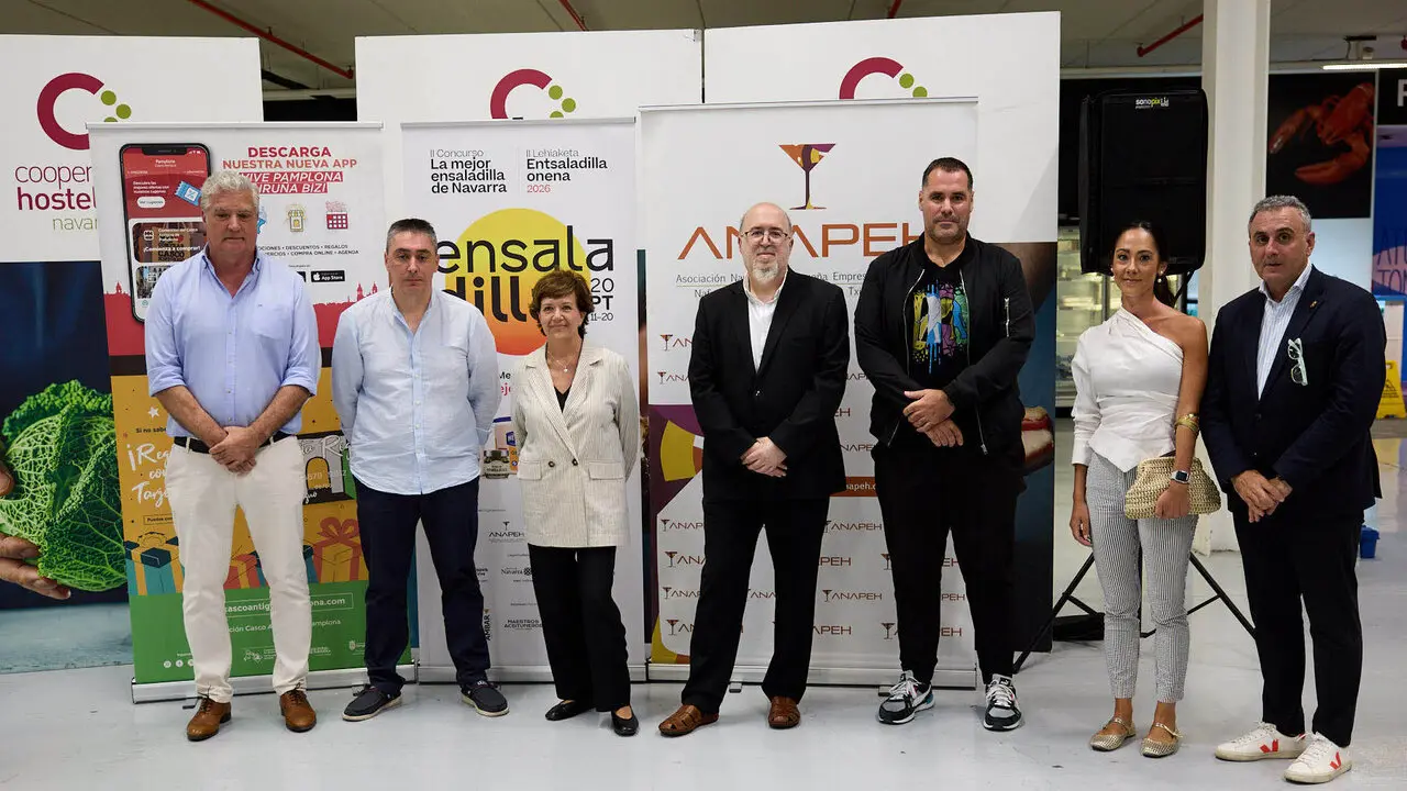 Entrega de premios de la final del II Concurso de Ensaladillas de Navarra en en la Cooperativa de Hosteler&iacute;a de Navarra. i&Ntilde;IGO ALZUGARAY