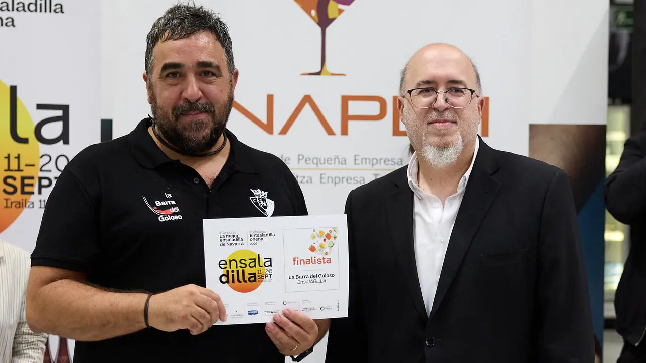 Entrega de premios de la final del II Concurso de Ensaladillas de Navarra en en la Cooperativa de Hosteler&iacute;a de Navarra. i&Ntilde;IGO ALZUGARAY