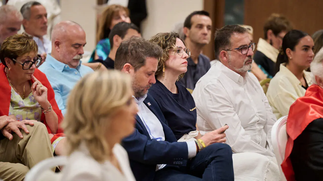 Evento 'Navarra Presente y Futuro' en el Hotel 3 Reyes de Pamplona. PABLO LASAOSA
