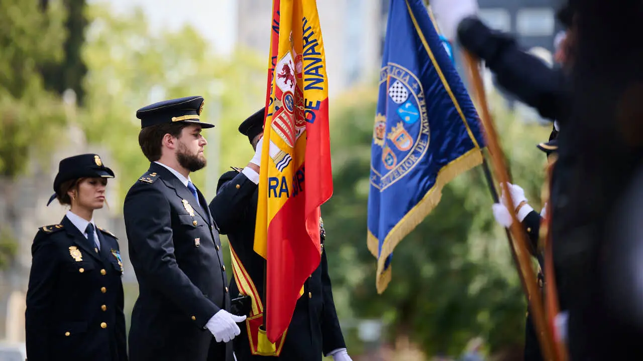 la Polic&iacute;a Nacional conmemora los Santos &Aacute;ngeles Custodios, patronos del cuerpo policial. PABLO LASAOSA