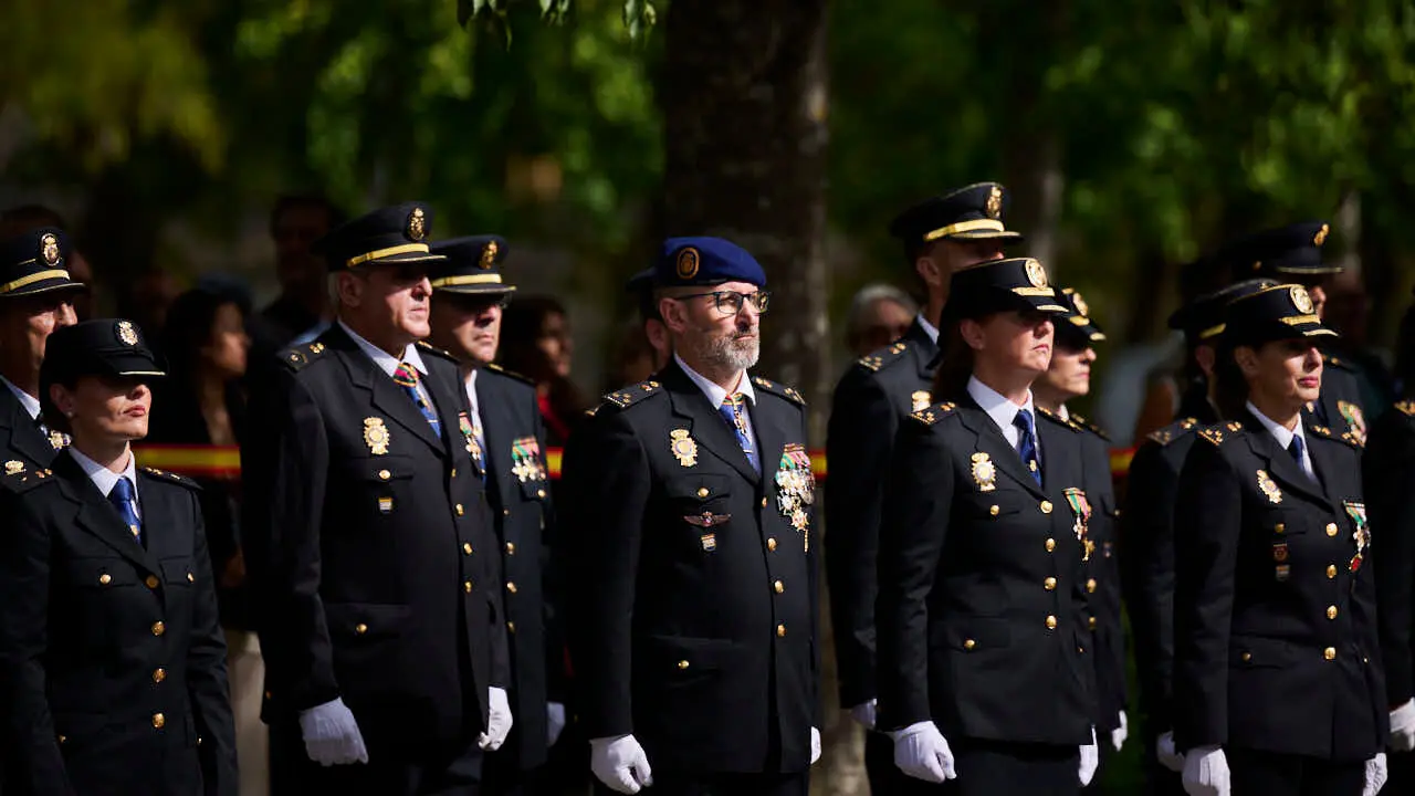 la Polic&iacute;a Nacional conmemora los Santos &Aacute;ngeles Custodios, patronos del cuerpo policial. PABLO LASAOSA