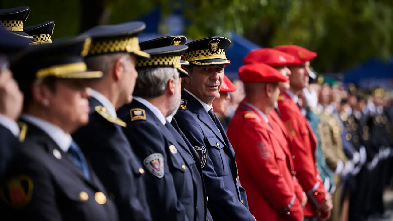 la Polic&iacute;a Nacional conmemora los Santos &Aacute;ngeles Custodios, patronos del cuerpo policial. PABLO LASAOSA