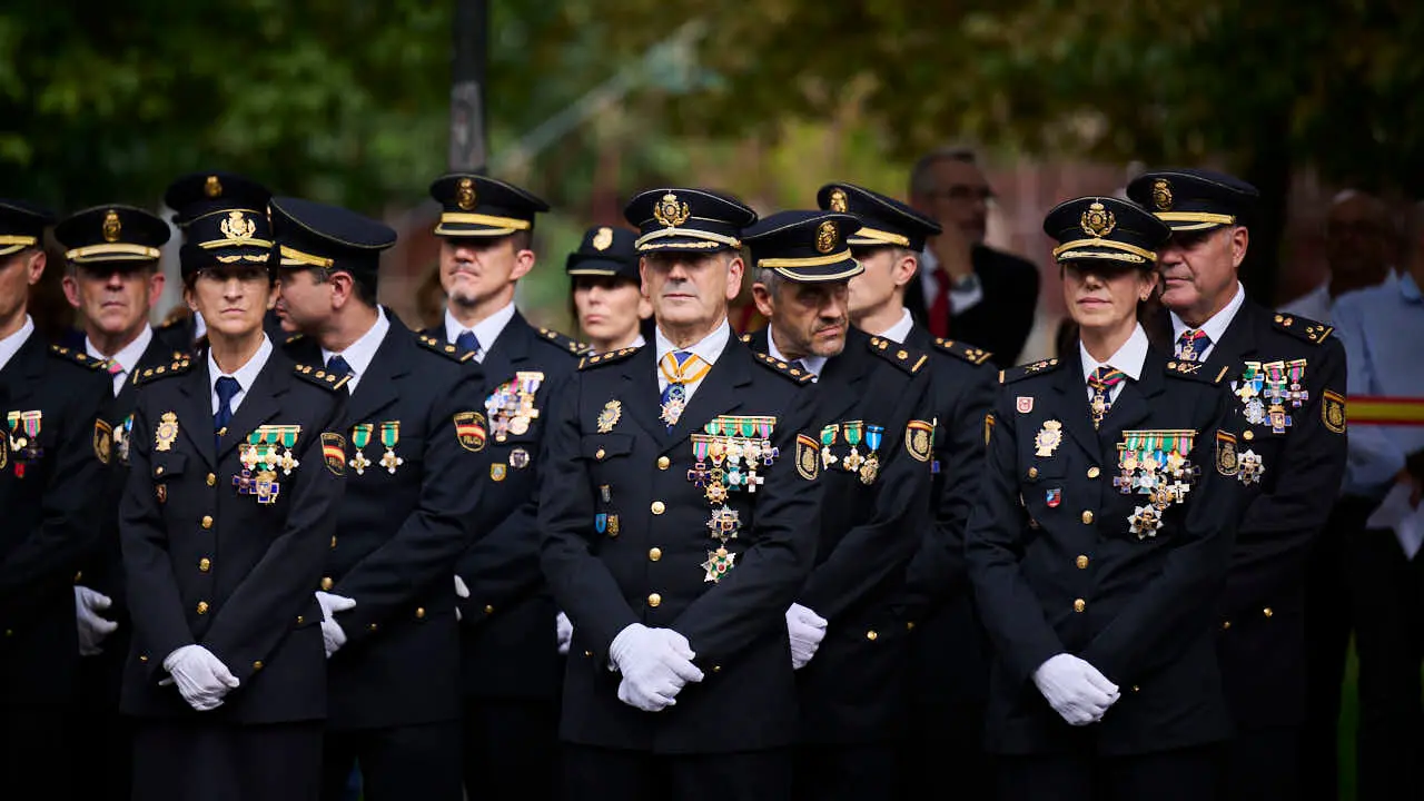 la Polic&iacute;a Nacional conmemora los Santos &Aacute;ngeles Custodios, patronos del cuerpo policial. PABLO LASAOSA