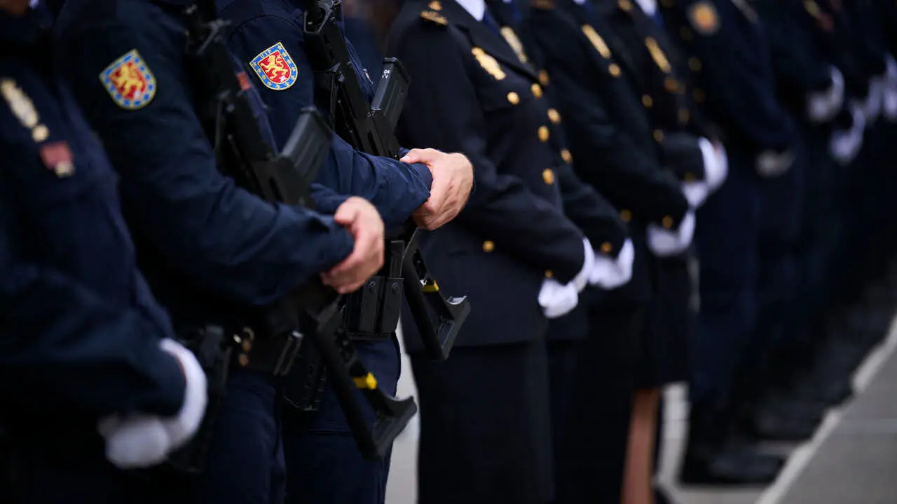 la Polic&iacute;a Nacional conmemora los Santos &Aacute;ngeles Custodios, patronos del cuerpo policial. PABLO LASAOSA