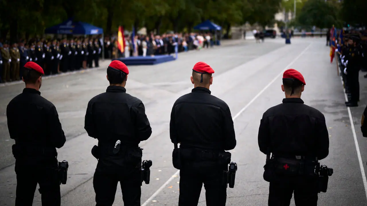 la Polic&iacute;a Nacional conmemora los Santos &Aacute;ngeles Custodios, patronos del cuerpo policial. PABLO LASAOSA