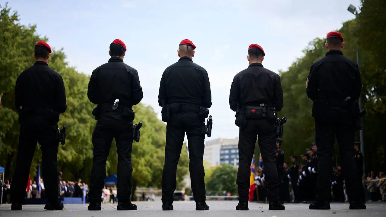la Polic&iacute;a Nacional conmemora los Santos &Aacute;ngeles Custodios, patronos del cuerpo policial. PABLO LASAOSA