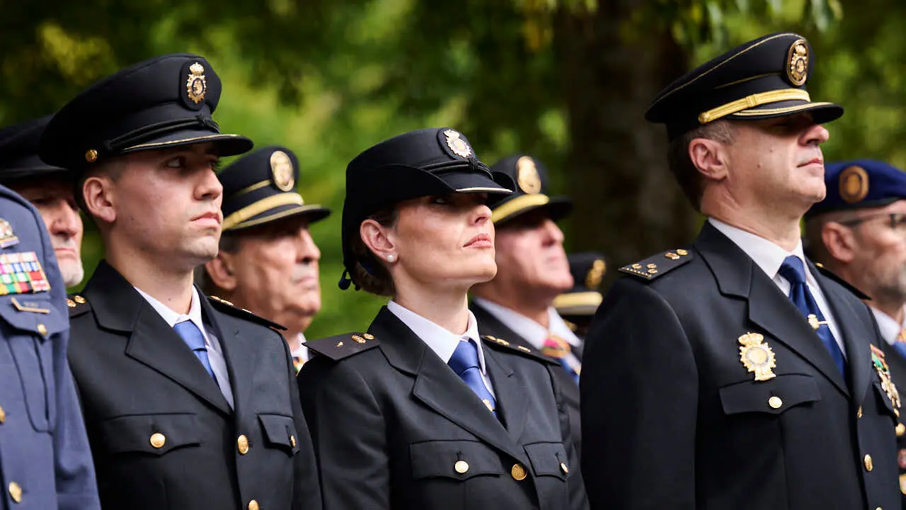 la Polic&iacute;a Nacional conmemora los Santos &Aacute;ngeles Custodios, patronos del cuerpo policial. PABLO LASAOSA