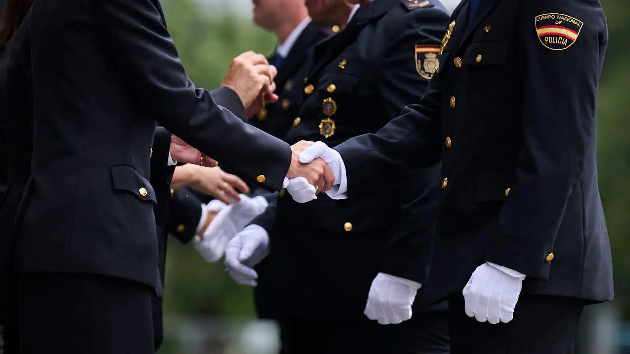 la Polic&iacute;a Nacional conmemora los Santos &Aacute;ngeles Custodios, patronos del cuerpo policial. PABLO LASAOSA