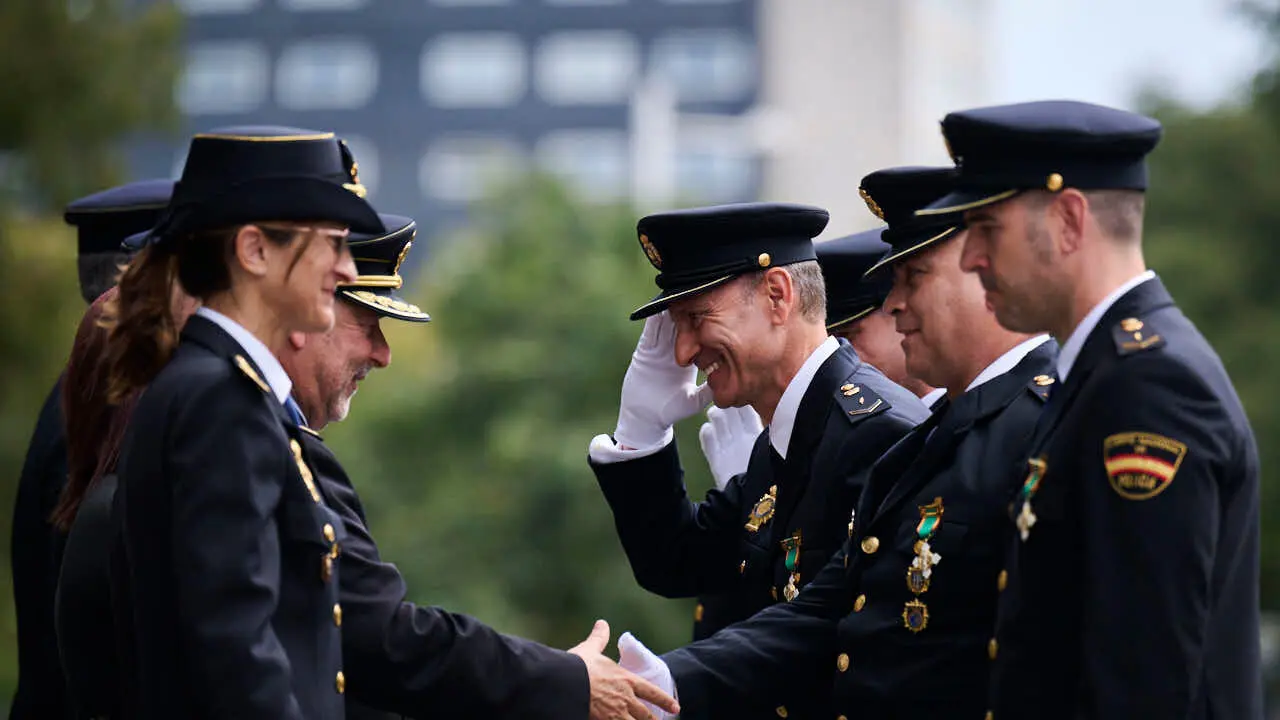 la Polic&iacute;a Nacional conmemora los Santos &Aacute;ngeles Custodios, patronos del cuerpo policial. PABLO LASAOSA